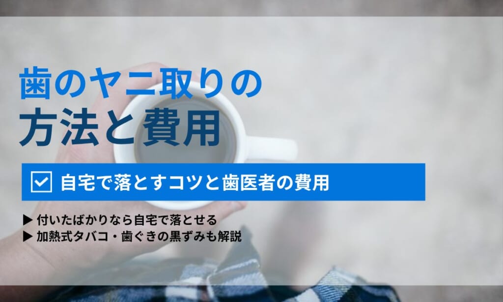 歯のヤニ取りの方法と費用|ORAL MEDIA